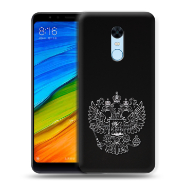 Силиконовый противоударный чехол на Xiaomi RedMi 5 Plus с принтом Герб России