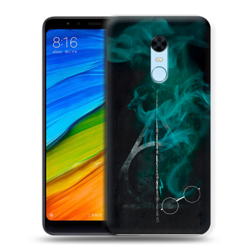 Силиконовый противоударный чехол на Xiaomi RedMi 5 Plus с принтом Гарри Поттер Harry Potter Силиконовый противоударный чехол на Xiaomi RedMi 5 Plus с принтом Гарри Поттер Harry Potter
