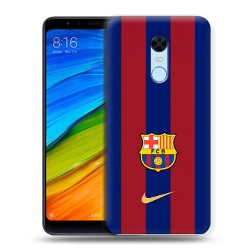 Силиконовый противоударный чехол на Xiaomi RedMi 5 Plus с принтом Барселона Barcelona Силиконовый противоударный чехол на Xiaomi RedMi 5 Plus с принтом Барселона Barcelona