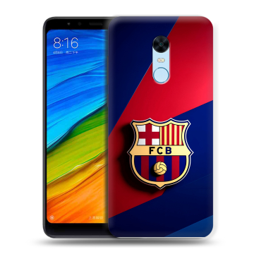 Силиконовый противоударный чехол на Xiaomi RedMi 5 Plus с принтом Барселона Barcelona Силиконовый противоударный чехол на Xiaomi RedMi 5 Plus с принтом Барселона Barcelona