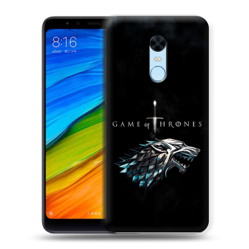 Силиконовый противоударный чехол на Xiaomi RedMi 5 Plus с принтом Игра Престолов Game Thrones Силиконовый противоударный чехол на Xiaomi RedMi 5 Plus с принтом Игра Престолов Game Thrones