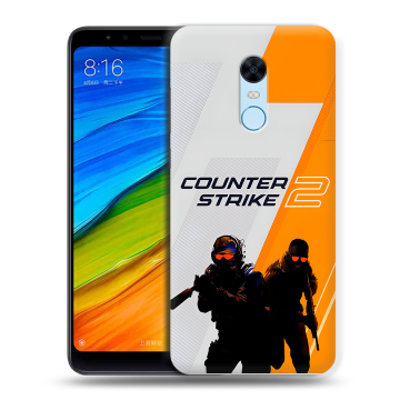 Силиконовый противоударный чехол на Xiaomi RedMi 5 Plus с принтом Counter Strike Силиконовый противоударный чехол на Xiaomi RedMi 5 Plus с принтом Counter Strike