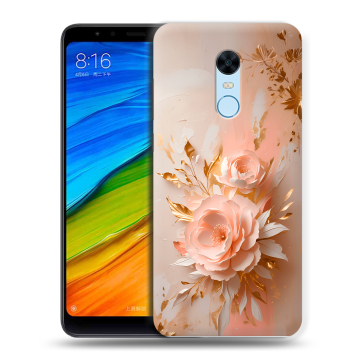 Силиконовый противоударный чехол на Xiaomi RedMi 5 Plus с принтом женский Силиконовый противоударный чехол на Xiaomi RedMi 5 Plus с принтом женский