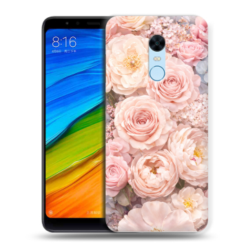 Силиконовый противоударный чехол на Xiaomi RedMi 5 Plus с принтом женский Силиконовый противоударный чехол на Xiaomi RedMi 5 Plus с принтом женский