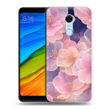 Силиконовый противоударный чехол на Xiaomi RedMi 5 Plus с принтом женский Силиконовый противоударный чехол на Xiaomi RedMi 5 Plus с принтом женский