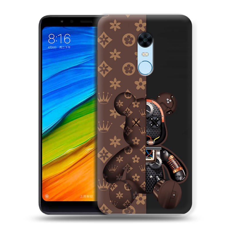 Пластиковый чехол на Xiaomi RedMi 5 Plus с принтом Луи робот Пластиковый чехол на Xiaomi RedMi 5 Plus с принтом Луи робот