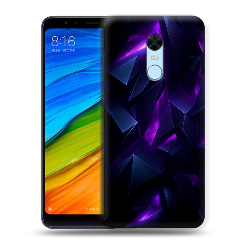 Пластиковый чехол на Xiaomi RedMi 5 Plus с принтом Абстракиция Пластиковый чехол на Xiaomi RedMi 5 Plus с принтом Абстракиция