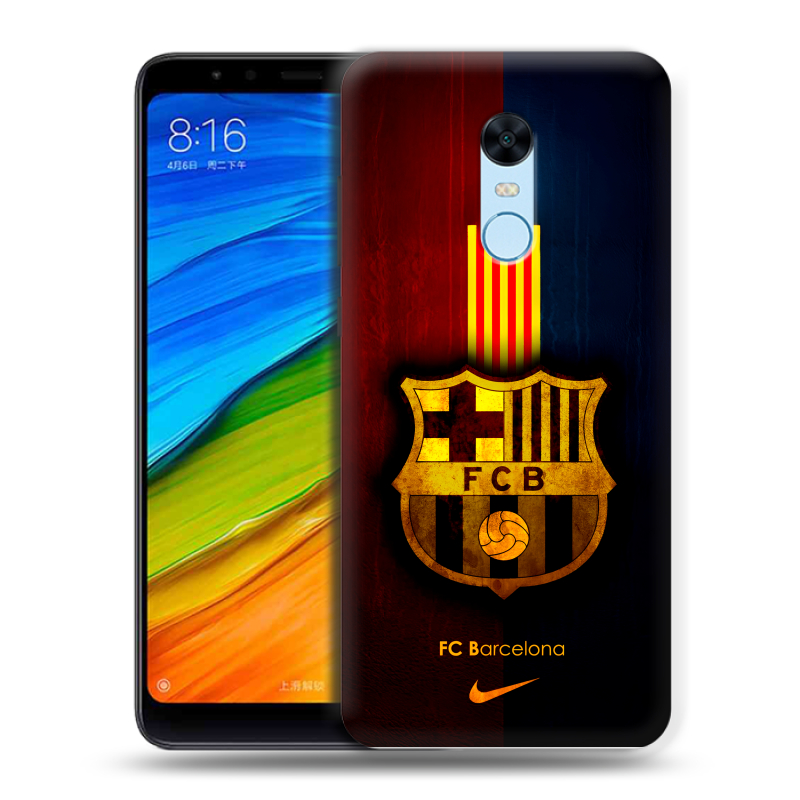 Пластиковый чехол на Xiaomi RedMi 5 Plus с принтом Барселона Barcelona Пластиковый чехол на Xiaomi RedMi 5 Plus с принтом Барселона Barcelona