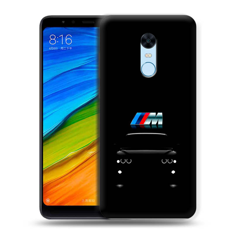 Силиконовый противоударный чехол на Xiaomi RedMi 5 Plus с принтом БМВ BMW Силиконовый противоударный чехол на Xiaomi RedMi 5 Plus с принтом БМВ BMW