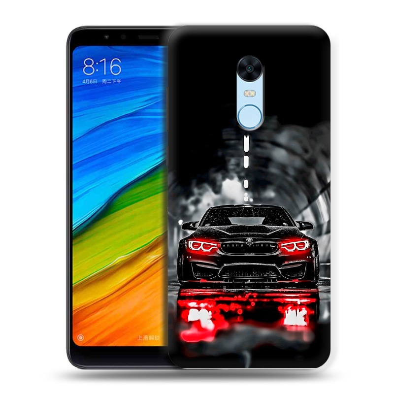 Пластиковый чехол на Xiaomi RedMi 5 Plus с принтом BMW БМВ Пластиковый чехол на Xiaomi RedMi 5 Plus с принтом BMW БМВ
