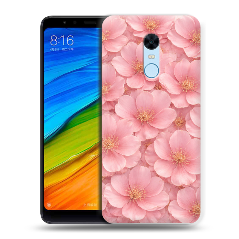 Силиконовый противоударный чехол на Xiaomi RedMi 5 Plus с принтом женский Силиконовый противоударный чехол на Xiaomi RedMi 5 Plus с принтом женский