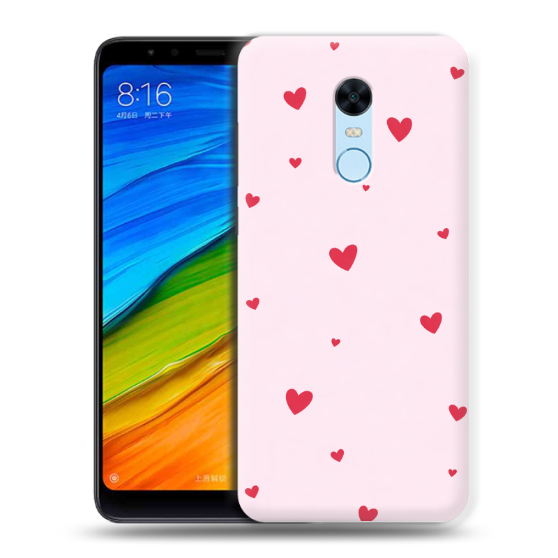 Силиконовый противоударный чехол на Xiaomi RedMi 5 Plus с принтом для девочек Силиконовый противоударный чехол на Xiaomi RedMi 5 Plus с принтом для девочек