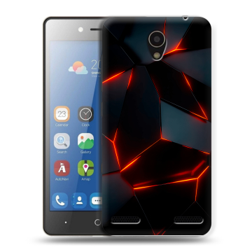 Силиконовый чехол на ZTE Blade L7 с принтом Яркие абстракции Силиконовый чехол на ZTE Blade L7 с принтом Яркие абстракции