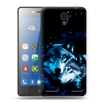 Силиконовый чехол на ZTE Blade L7 с принтом Волки Силиконовый чехол на ZTE Blade L7 с принтом Волки