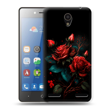 Силиконовый чехол на ZTE Blade L7 с принтом Розы красные