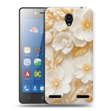 Силиконовый чехол на ZTE Blade L7 с принтом Цветы