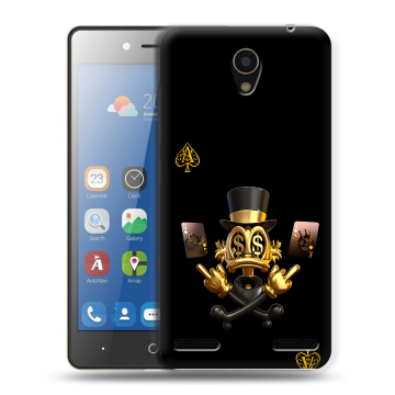 Силиконовый чехол на ZTE Blade L7 с принтом Золотой скрудж макдак Силиконовый чехол на ZTE Blade L7 с принтом Золотой скрудж макдак