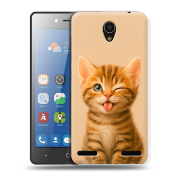 Силиконовый чехол на ZTE Blade L7 с принтом котенок Силиконовый чехол на ZTE Blade L7 с принтом котенок