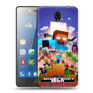 Силиконовый чехол на ZTE Blade L7 с принтом Майнкрафт Minecraft Силиконовый чехол на ZTE Blade L7 с принтом Майнкрафт Minecraft