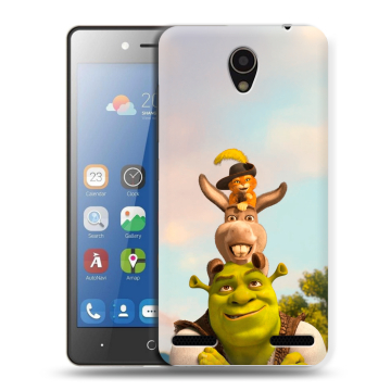 Силиконовый чехол на ZTE Blade L7 с принтом Шрек Shrek