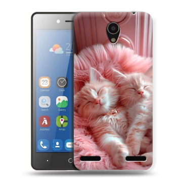 Силиконовый чехол на ZTE Blade L7 с принтом котята котики Силиконовый чехол на ZTE Blade L7 с принтом котята котики