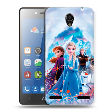 Силиконовый чехол на ZTE Blade L7 с принтом Холодное сердце Frozen