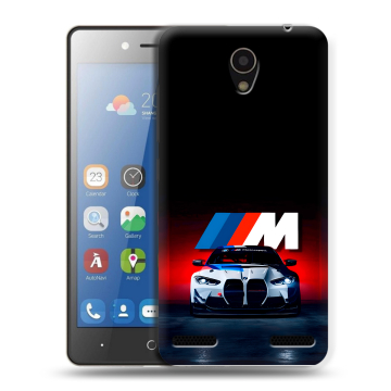 Силиконовый чехол на ZTE Blade L7 с принтом БМВ BMW Силиконовый чехол на ZTE Blade L7 с принтом БМВ BMW