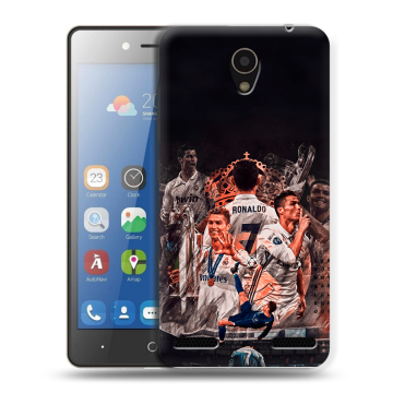 Силиконовый чехол на ZTE Blade L7 с принтом Реал Роналдо Real Ronaldo Силиконовый чехол на ZTE Blade L7 с принтом Реал Роналдо Real Ronaldo