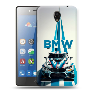 Силиконовый чехол на ZTE Blade L7 с принтом БМВ BMW Силиконовый чехол на ZTE Blade L7 с принтом БМВ BMW