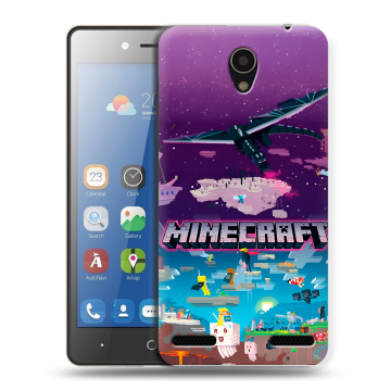 Силиконовый чехол на ZTE Blade L7 с принтом Майнкрафт Minecraft Силиконовый чехол на ZTE Blade L7 с принтом Майнкрафт Minecraft
