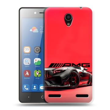 Силиконовый чехол на ZTE Blade L7 с принтом Мерседес Mercedes AMG
