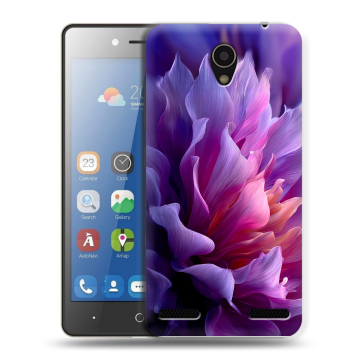 Силиконовый чехол на ZTE Blade L7 с принтом женский цветы