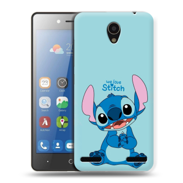 Силиконовый чехол на ZTE Blade L7 с принтом Лило и Стич Силиконовый чехол на ZTE Blade L7 с принтом Лило и Стич