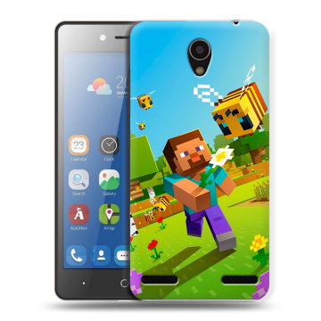 Силиконовый чехол на ZTE Blade L7 с принтом Майнкрафт Minecraft Силиконовый чехол на ZTE Blade L7 с принтом Майнкрафт Minecraft