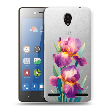 Силиконовый чехол на ZTE Blade L7 с принтом Цветы орхидеи