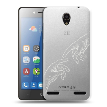 Силиконовый чехол на ZTE Blade L7 с принтом Сотворение мира