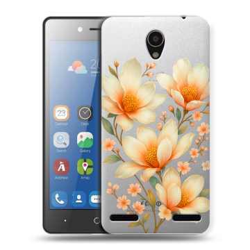 Силиконовый чехол на ZTE Blade L7 с принтом Цветы