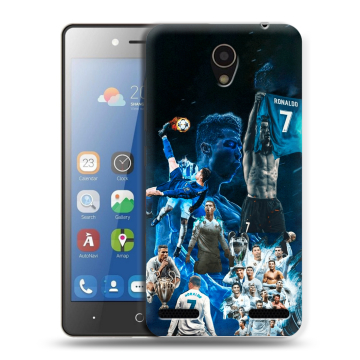 Силиконовый чехол на ZTE Blade L7 с принтом Реал Роналдо Силиконовый чехол на ZTE Blade L7 с принтом Реал Роналдо
