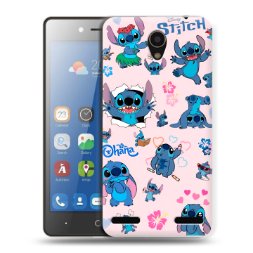 Силиконовый чехол на ZTE Blade L7 с принтом Лило и Стич