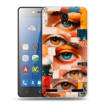 Силиконовый чехол на ZTE Blade L7 с принтом Модный принт