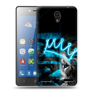 Силиконовый чехол на ZTE Blade L7 с принтом Король лев