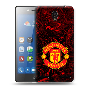 Силиконовый чехол на ZTE Blade L7 с принтом Manchester United