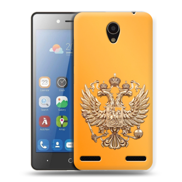 Силиконовый чехол на ZTE Blade L7 с принтом Герб Флаг России