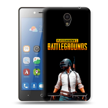 Силиконовый чехол на ZTE Blade L7 с принтом PUGB ПАГБ