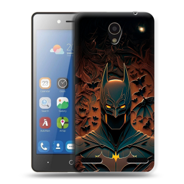Силиконовый чехол на ZTE Blade L7 с принтом Batman Бэтмен