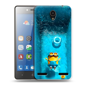 Силиконовый чехол на ZTE Blade L7 с принтом Миньоны Силиконовый чехол на ZTE Blade L7 с принтом Миньоны