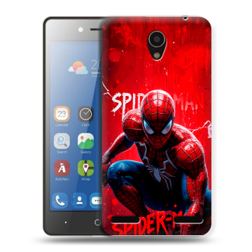 Силиконовый чехол на ZTE Blade L7 с принтом Spiderman Человек паук Силиконовый чехол на ZTE Blade L7 с принтом Spiderman Человек паук