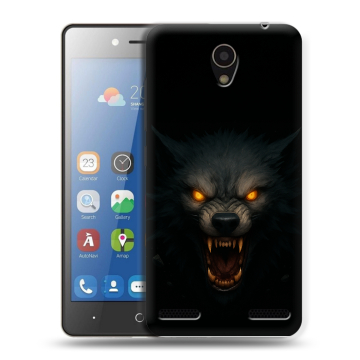 Силиконовый чехол на ZTE Blade L7 с принтом Волк