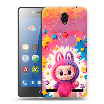 Силиконовый чехол на ZTE Blade L7 с принтом Labubu Лабубу
