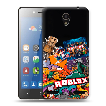 Силиконовый чехол на ZTE Blade L7 с принтом Roblox Роблокс